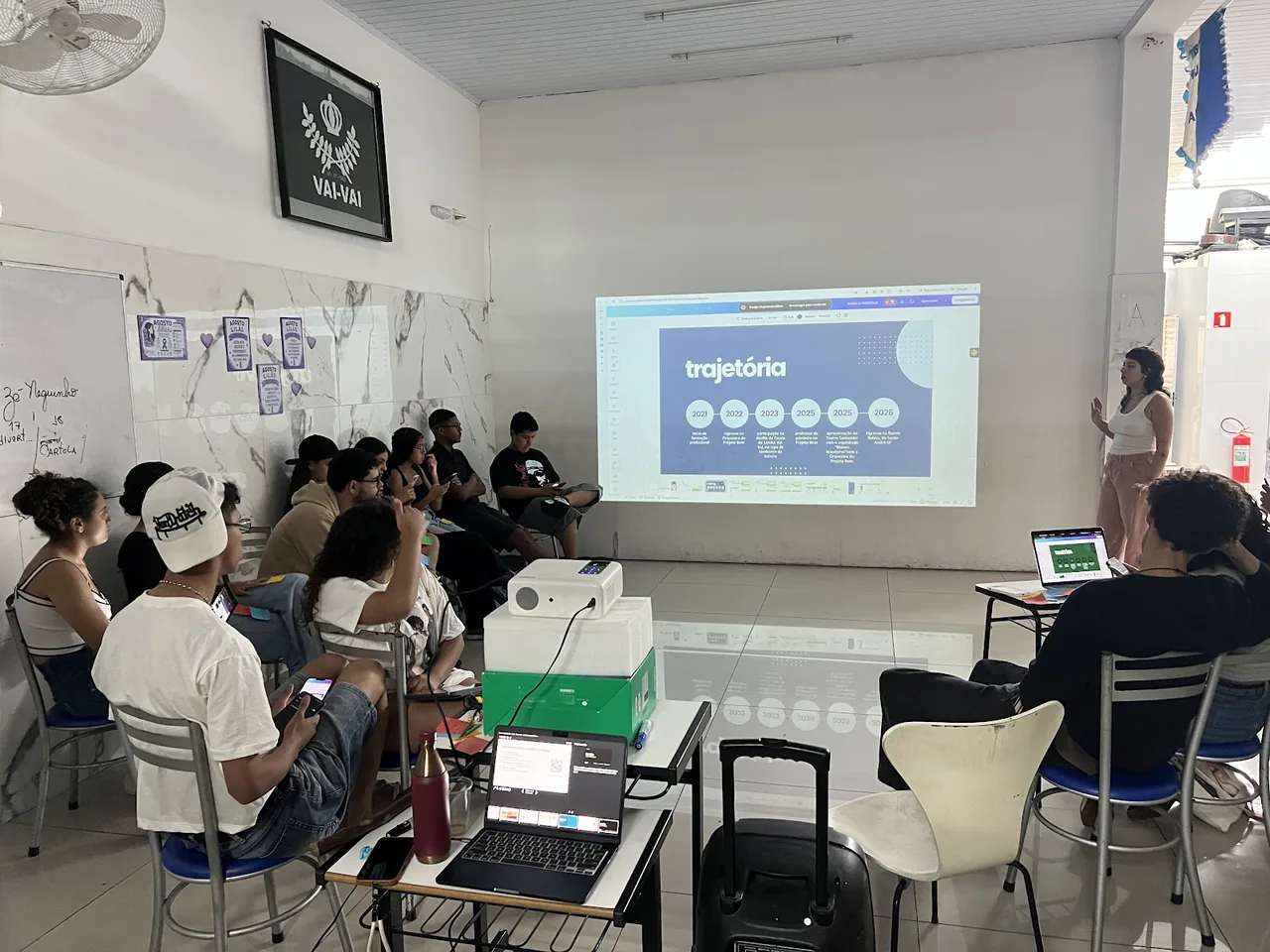 Oficina de portfólio e carreira para juventudes do Projeto BEM, em Santo André (SP)