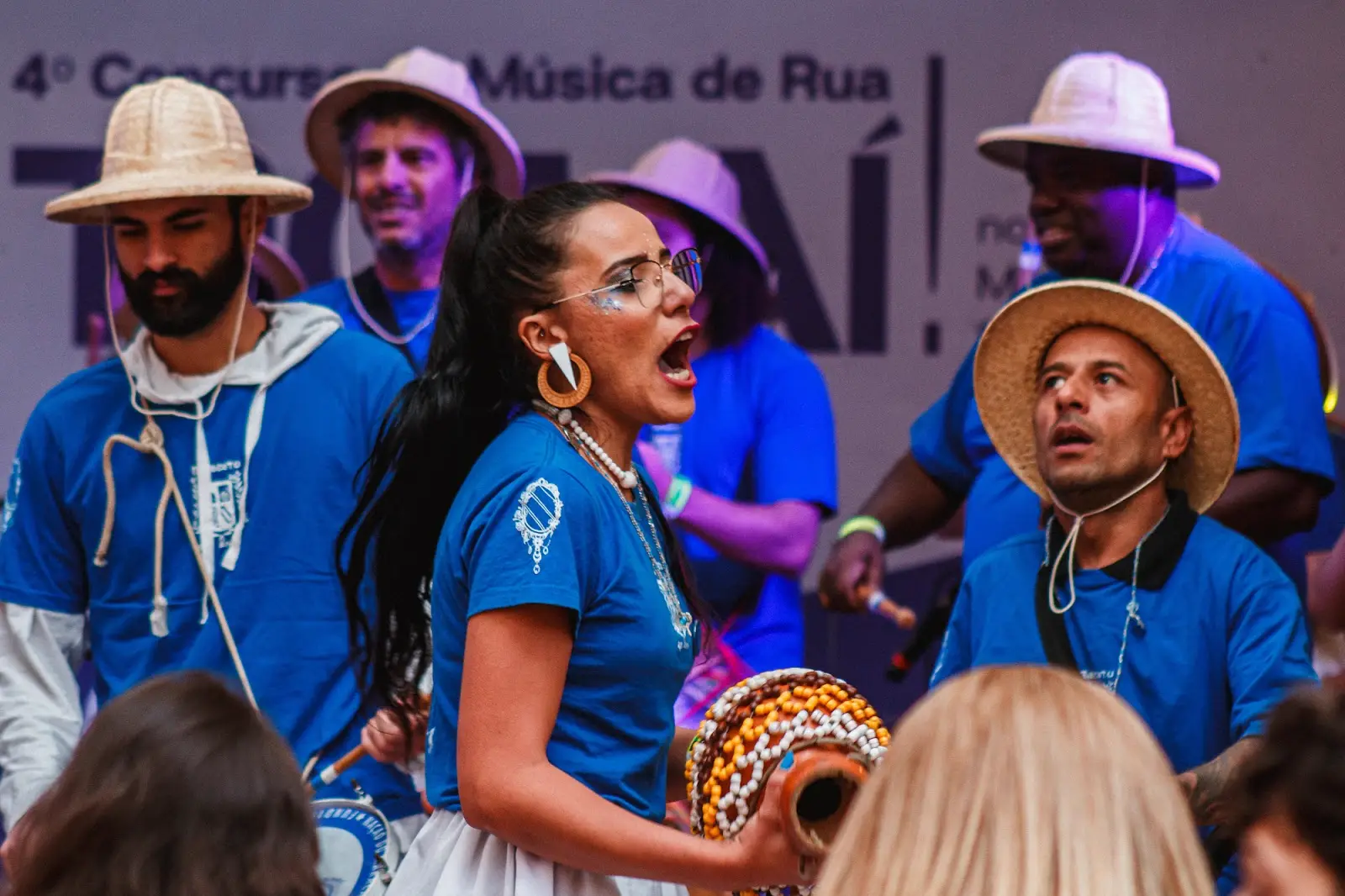 Roda de participantes no projeto 2º Toca Aí!